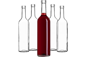 KADAX Glasflaska 750 ml för vin och sprit – 30-delat set, utan lock