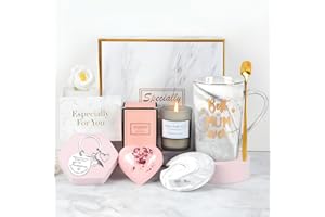 SIMSPEAR Gifts Mum, Christmas Gifts Mum, Mum Birthday Gifts, Best Mum Ever Coffee Cup, Mothers Day Gifts from Daughter, Son, Mummy Gifts, New Mum Gifts, Grey Gift Set Ideas Mum, Mom, Women, Wife