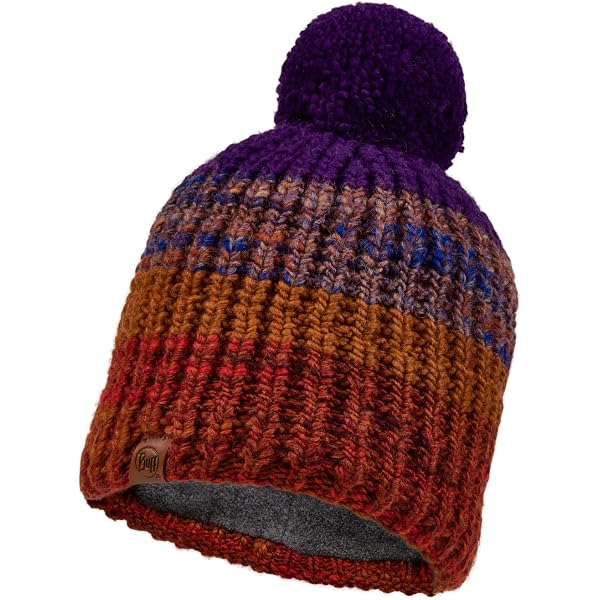 TG. Taglia unica) Buff Olya - Berretto Tricot e Polar Donna - NUOVO