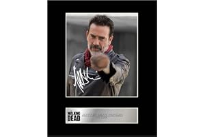Jeffrey Dean Morgan signerad foto/autograf som Negan i The Walking Dead.