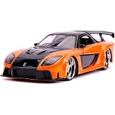 Jada, 253203058, Hızlı ve &Ouml;fkeli Fast &amp; Furious Mazda RX-7 1:24, Serbest Tekerlek, Die- Cast (Metal), A&ccedil;ılabilir Par&ccedil;alar (Ka