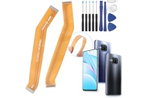 RongZy Flat Flex Cavo Scheda Madre per Xiaomi Mi 10T Lite 5G M2007J17G Ribbon Cable Connettore Ricambio per Collegamento Scheda Madre, con Strumenti