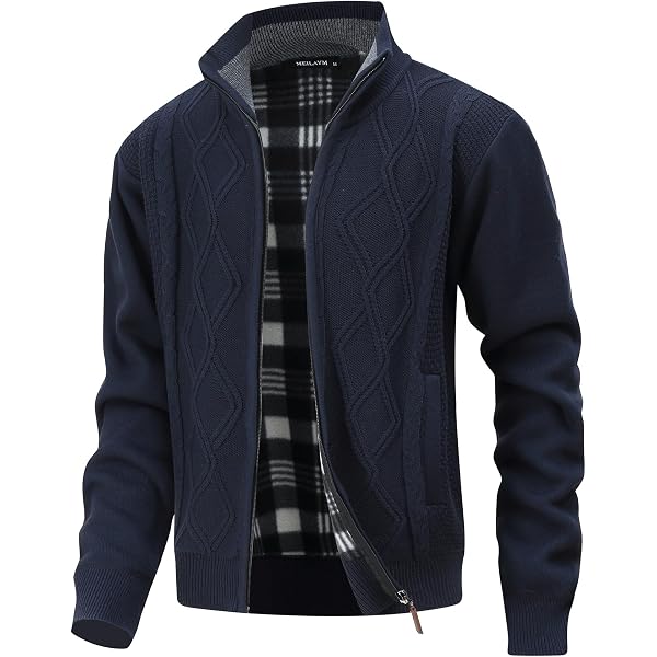 Jinsha Homme-Tricoté Cardigan-Pull Doublé-Polaire Manteau - Maille Jinsha Homme-Tricoté Cardigan-Pull Doublé-Polaire Manteau - Maille