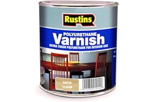 Rustins Polyurethane Varnish Clear Satin 1L