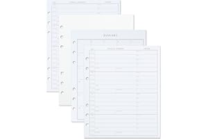 Hallmark Lot de 44 pages de rechange pour carnet d'adresses, rendez-vous