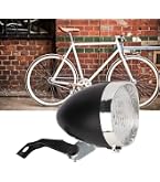 Cyclingcolors Kit Feu Avant + Arrière Vélo Dynamo 6V - Phares Vintage Chromé Avec Ampoules