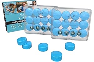 CLAW PROJECT CLAW 24 Unidades Tapones oídos dormir sin ruido silicona - Tapones Aislamiento del Sonido 30dB - Protección sobre cualquier ruido - Ajustables a la forma del oído