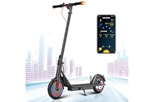 FOCIEL [2023 New Version]Monopattino Elettrico Adulto, Scooter Elettrico Pieghevole con Motore 350W e Batteria 36V 10.4Ah, 35Km di Autonomia, Velocità fino a 25KM/H, Pneumatici da 8.5"/ 10"