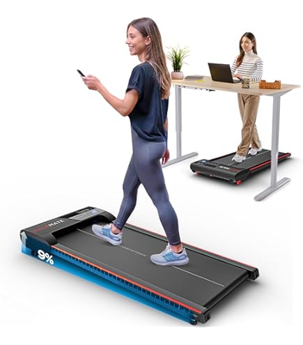 GOPLUS Walking Pad, Laufband Schreibtisch für Zuhause mit LED Display & Fernbedienung, 2,25PS & 1-6 km/h, Walking Treadmill bis 120kg belastbar für Untertisch & Büro GOPLUS Walking Pad, Laufband Schreibtisch für Zuhause mit LED Display & Fernbedienung, 2,25PS & 1-6 km/h, Walking Treadmill bis 120kg belastbar für Untertisch & Büro