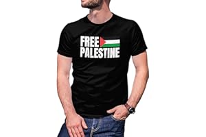 B&S Boutique Free Palestine Fight Flag Camiseta De Hombre