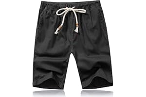JustSun Pantaloncini Uomo Shorts Uomo con Tasche Cotone Leggero