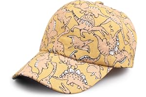 XIAOHAWANG Chapeau De Soleil pour Enfant Dinosaur Casquette De Baseball Été Chapeux Réglable Garçon Fille Casquette
