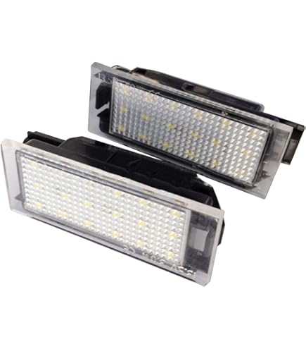 Éclairage De Plaque D'immatriculation à LED 6000 K Blanc Froid 12 V Canbus Pour Renault Clio Megane Laguna Twingo Master Trafic 88247917