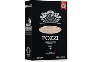 Wizebite’s Choice - Autentyczny Ryż Carnaroli Classico POZZI | Gambero Rosso Top Italian Food 100% Włoska, Najwyższa Jakość | Młody Ryż | Risotto i Wykwintne Dania | Ryż Carnaroli (500 G)