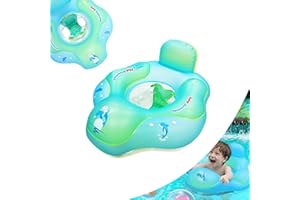 COSORO Bouee Bebe avec Siège De Sécurité 3 à 24 Mois,Bouée Nourrisson Gonflable Flotteur De Piscine pour Bébé,Bouée Bébé Piscine, Anneau Flotteur Piscine Bebe Accessoires pour Enfant 2 à 6 Ans