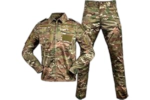 Duohropke Airsoft, tuta mimetica da uomo, tattica, divise e pantaloni, abbigliamento militare, abbigliamento tattico per attività all'aperto, mimetico, abbigliamento da caccia per giochi di guerra