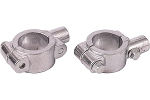 ICTRONIX Coppia Universale 8mm Moto Specchio Specchietto Titolare Adattatori Supporto per 25mm Manubrio