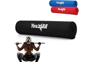 Yes4All Almohadilla de Protección para Barra de Hip Thrust en el Gimnasio | Barbell Pad | Protector para Barra de Pesas | ¡Entrena con Comodidad y Seguridad