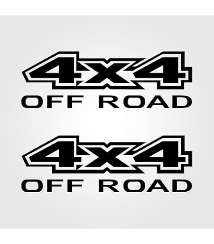 ADESIVI STICKERS SCRITTE laterali portiere Suzuki Jimny Off Road 4x4