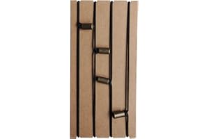 WANDERINGS Traveler's Notebook Elastic Bands - 21 x 11cm to 21 x 14cm - Jump Bands for Refillable Travellers Notebooks - Connection Strap Replacements - Pack of 4 with Decorative Bead, Standard and A5 size