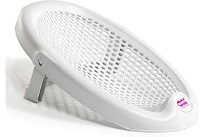 OKBABY Hamaca de baño Jelly - Materiales no tóxicos - Base antideslizante con sistema de bloqueo - Plegable, ideal para usar en bañeras - para recién nacidos y bebés - Blanco