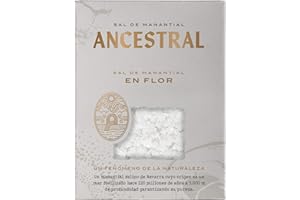 SAL DE MANANTIAL ANCESTRAL Flor de Sal de Manantial 150g, 100% Natural. Sin microplásticos. Sin aditivos. Recolección natural. Rica en Minerales. Ideal para dar un Toque Gourmet. Origen: Pirineo navarro