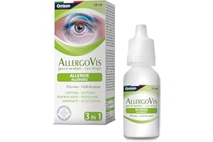 OMISAN Allergovis 3in1 - Collirio Sterile. Lenisce, Rinfresca, Idrata occhi irritati. Con Estratti Naturali di Elicriso - 15 ml