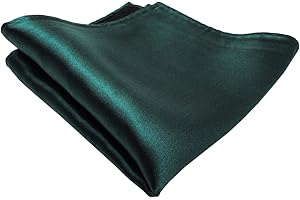 TigerTie Joli mouchoir tissé en satin, mouchoir design de couleur unie, 100 % soie
