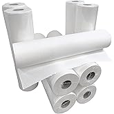 DE Healthcare Products – Ärztekrepp (9 Stück), 59 cm x 50 m, 2-lagig, je 40 cm vorperforiert, einzeln verpackt, saugstarke Är