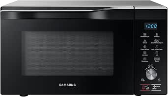 Samsung MC32K7085KT Forno Microonde Grill Combinato, 32 Litri, Hotblast,  900 W, Grill XXL, con Piatto Doratore e Vaporiera, Nero : Amazon.it: Casa e  cucina