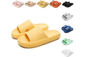 Sumvov Claquettes Femme Chausson Homme Confortables Pantoufles Semelle Épaisse EVA Cloud Slippers Séchage Rapide Claquette Douche Antidérapant Chaussons de bain/de plage