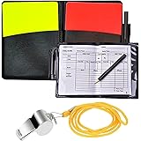 Fußball Schiedsrichter Set - Rote & Gelbe Karten Mit Etui