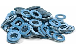 KINETICS LINE Junta Plana 1/2 Pulgada (18,5 x 11 x 2 mm) 100 Piezas Juntas para Gas, Aire Acondicionado, Sistemas Solares, Sanitarios, Reforzadas con Fibras de Aramida Kevlar® (Hasta 350°C)