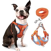 Joyzzz K&uuml;&ccedil;&uuml;k K&ouml;pek Koşum &Ccedil;ekme Yok, 2 Tasma Klipsli Ayarlanabilir Yavru K&ouml;pek Koşum, Ultra Konfor Yastıklı K&ouml;peks Yeleği, K&uuml;&ccedil;