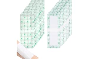PENGSHOW 20PCS Waterproof Dressings for Wounds, Self-Adhesive Wound Dressing, 10X25CM Large Waterproof Dressings with Cotton Absorbent Pad, Suitable for Swimming, Showering, Tattoo Aftercare, Skin Protection