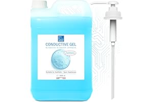 BLEU & MARINE BRETANIA Gel Conduttore per Corpo e Viso: Radiofrequenza, Microcorrente, Ultrasuoni, Elettrodi, Epilazione Laser, Elettrostimolatore Muscolare, Depilazione IPL - 5000 ml