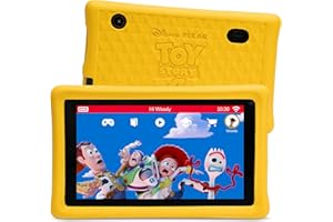 Disney Kids Tablet 7 Pouces - Pebble Gear Toy Story Tablet pour Enfants avec Coque adaptée aux Enfants, contrôle Parental, Filtre de lumière Bleue, 500+ Jeux, apps, e-Books, Wi-FI, 16 GB