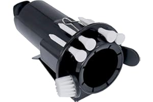 QHALEN Golfball-Halterung/Teehalter mit Nylonbürste, Werkzeug