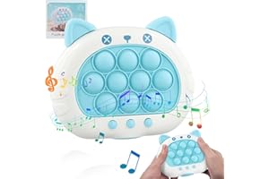 DOEDOEFONG Pop It Fidget Toy, Macchina Gioco Elettronico Fidget Durevole Push Bubble Sensory Toy Sensoriale per Antistress Alleviare L'ansia Console Gioco Puzzle Decompressione Regalo per Bambini E Adulti