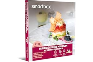 Smartbox - Coffret Cadeau Repas gastronomique d'exception pour 2 Personnes - Idée Cadeau Gourmet