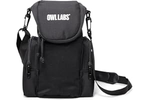 Weiche Tragetasche für die Meeting Owl – geeignet für Jede Version der Meeting Owl sowie für die USB- und Stromkabel, Expansion Mic und das Netzgerät (Die Meeting Owl ist Nicht ist Nicht enthalten)