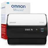 OMRON Evolv Bluetooth kablosuz &uuml;st kol kan basıncı monit&ouml;r&uuml;, taşınabilir, tek par&ccedil;a tasarım.