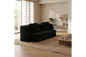 FXLKLUXE Benfri Soffa Bäddsoffa Komprimerad Soffa 2/3-sits Tvättbart Överdrag Ingen Montering Krävs För Vardagsrum, Sovrum, Vardagsrum