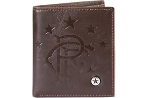 RANGERS F.C. Rangers FC Wallet Faux Leather Luxury Brown Official Football Gift