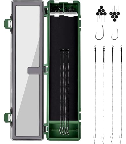 Boîte De Pêche 6 Couches Pour 72 Bas De Ligne Carpe - Rangement Organisé Hameçons Et Bas De Ligne