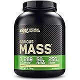 Optimum Nutrition Serious Mass Proteine in Polvere ad Alto Contenuto Calorico per Aumentare il Peso, con 25 Vitamine e Minera