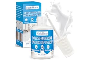MIOTUHOME Enamel Touch Up Paint Pen, White Enamel Paint for Kitchen Appliances & Bathroom, Fast Drying Suitable For Bathtub, Tile, Metal, Shower, Sink, Furniture, Chips and Scrapes