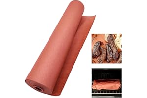 SHINOK Pink Butcher Paper Disposable Butcher Paper for Smoking Meat Food Grade Kraft Paper No Waxed BBQ Accessories Completely Natural and Unbleached (43.5 * 15m-1)