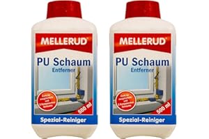 MELLERUD CHEMIE GMBH 2x MELLERUD PU Schaum Entferner 0,5 Liter Set Montageschaum Bauschaum