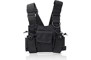 LIUNIAN Universal Walkie Talkie Radio Pacchetto zaino Harness Borse High-End Gilet tattico Borsa petto Sacchetto di salvataggio Duty Borsa a due vie Accessori Holder